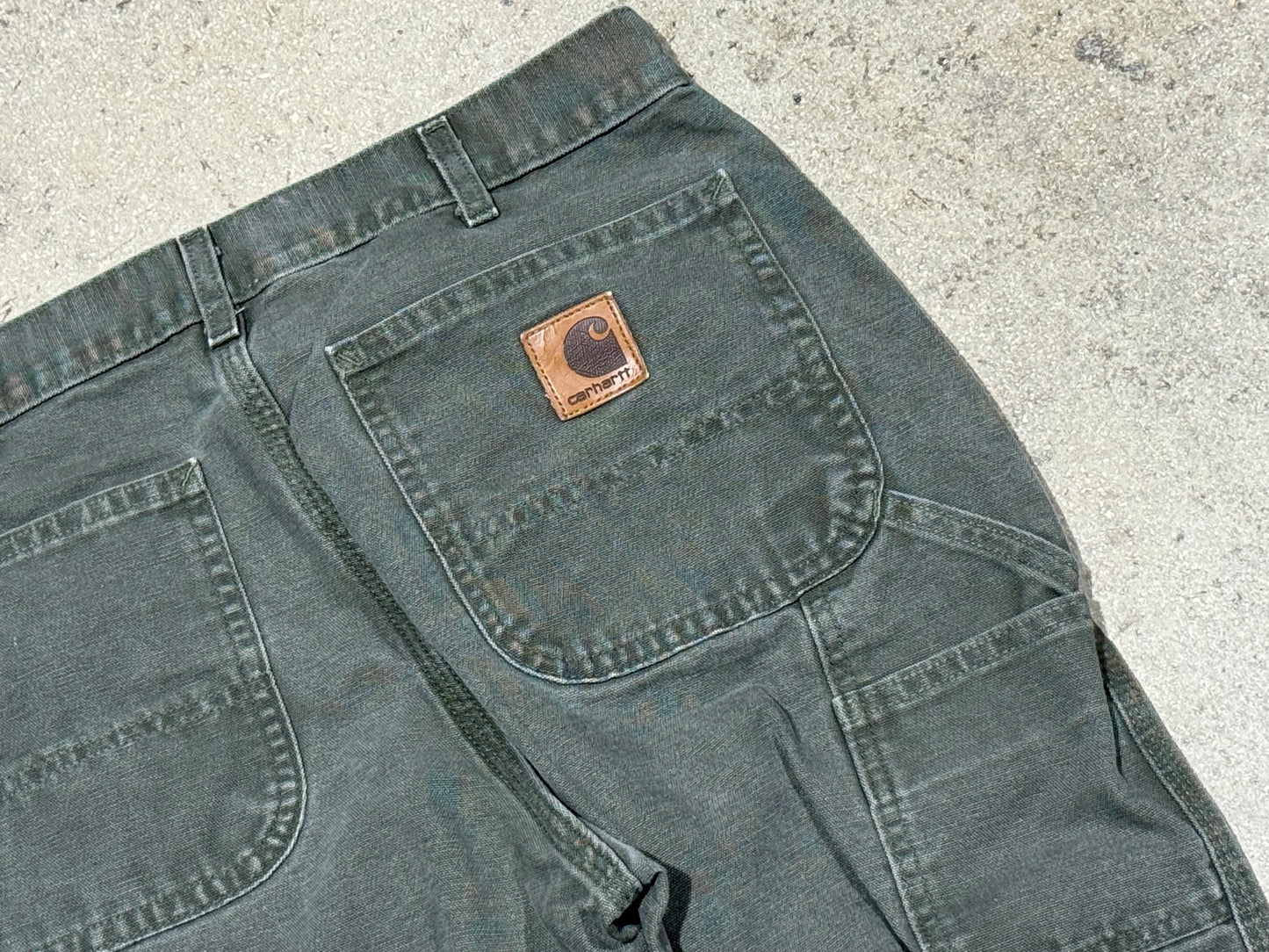 Carhartt Carpenter Pants - Olive Size 33x30