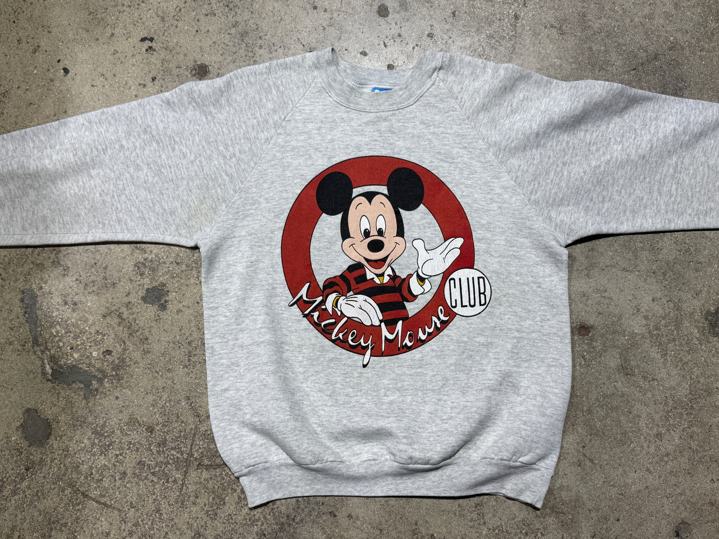 Mickey Mouse Club Crewneck - Grey Size XL