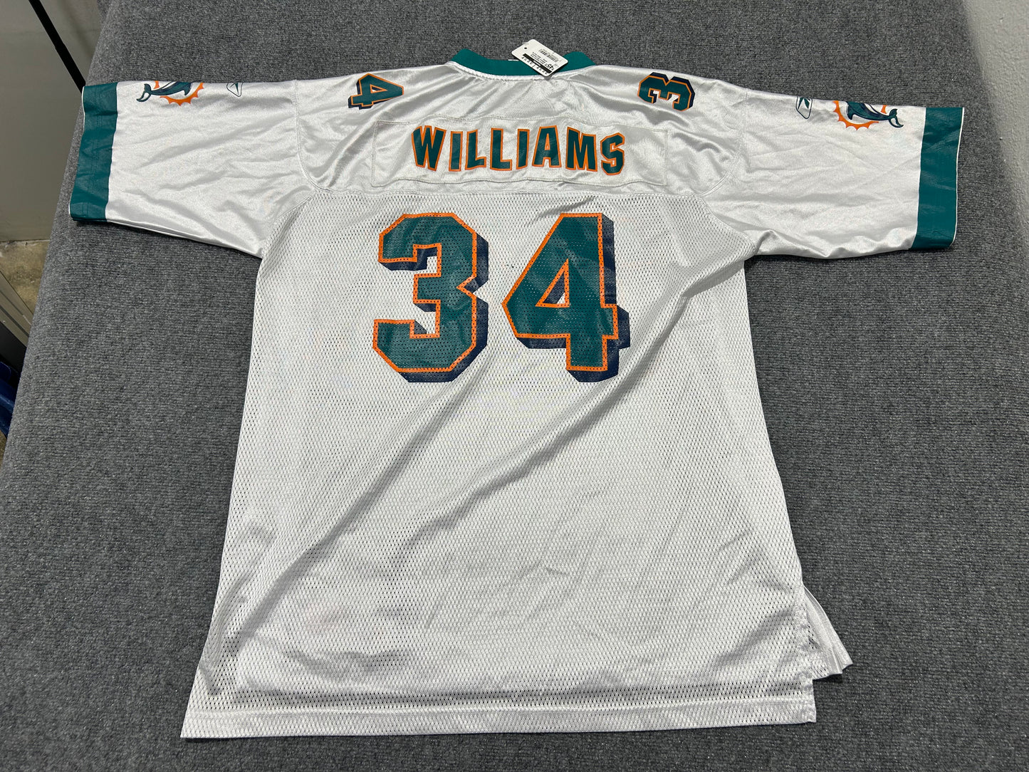 Miami Dolphins Ricky Williams #34 Football Jersey - White Size XL