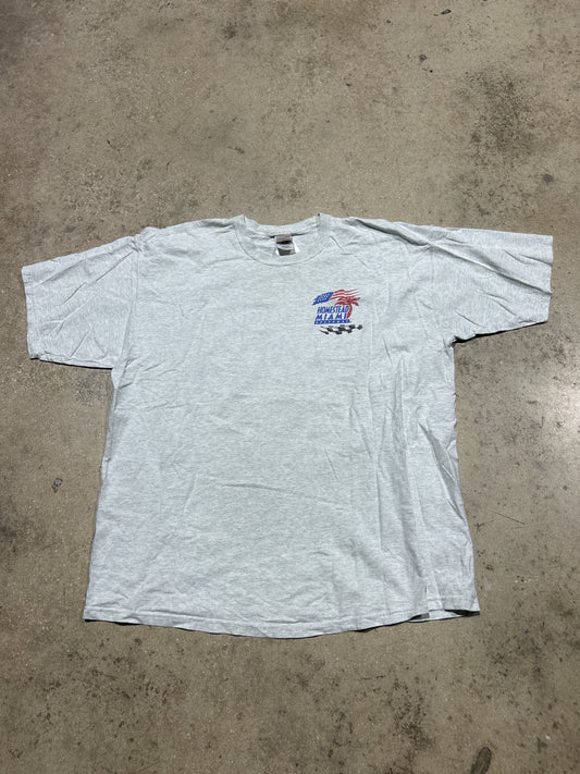 90s Homestead Miami Speedway Tee - Ash Grey Size XXL