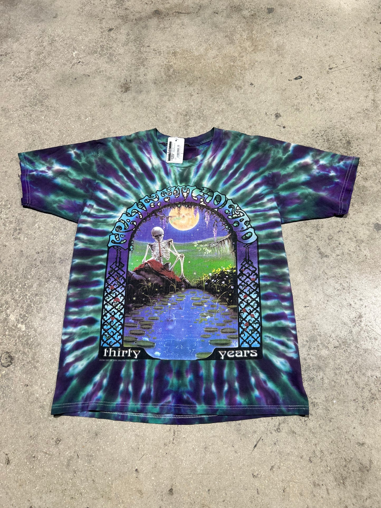 1995 Grateful Dead 30 Years Tee - Purple/Green Size XL