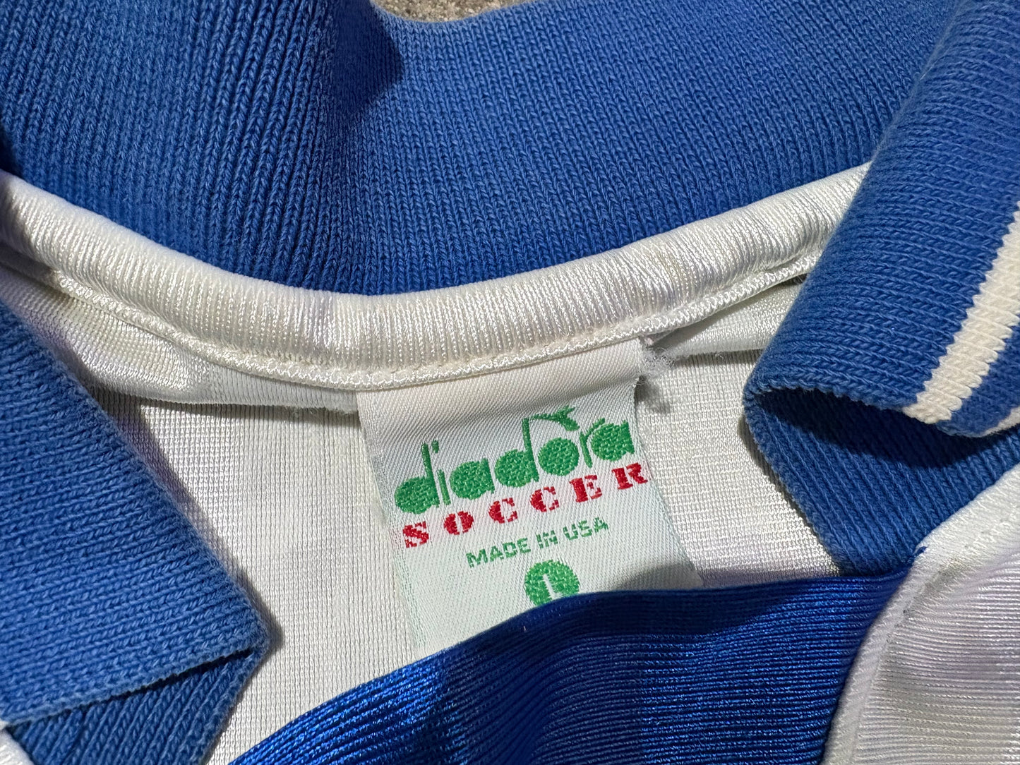 Diadora Speed Remittance Soccer Jersey - White Size Large