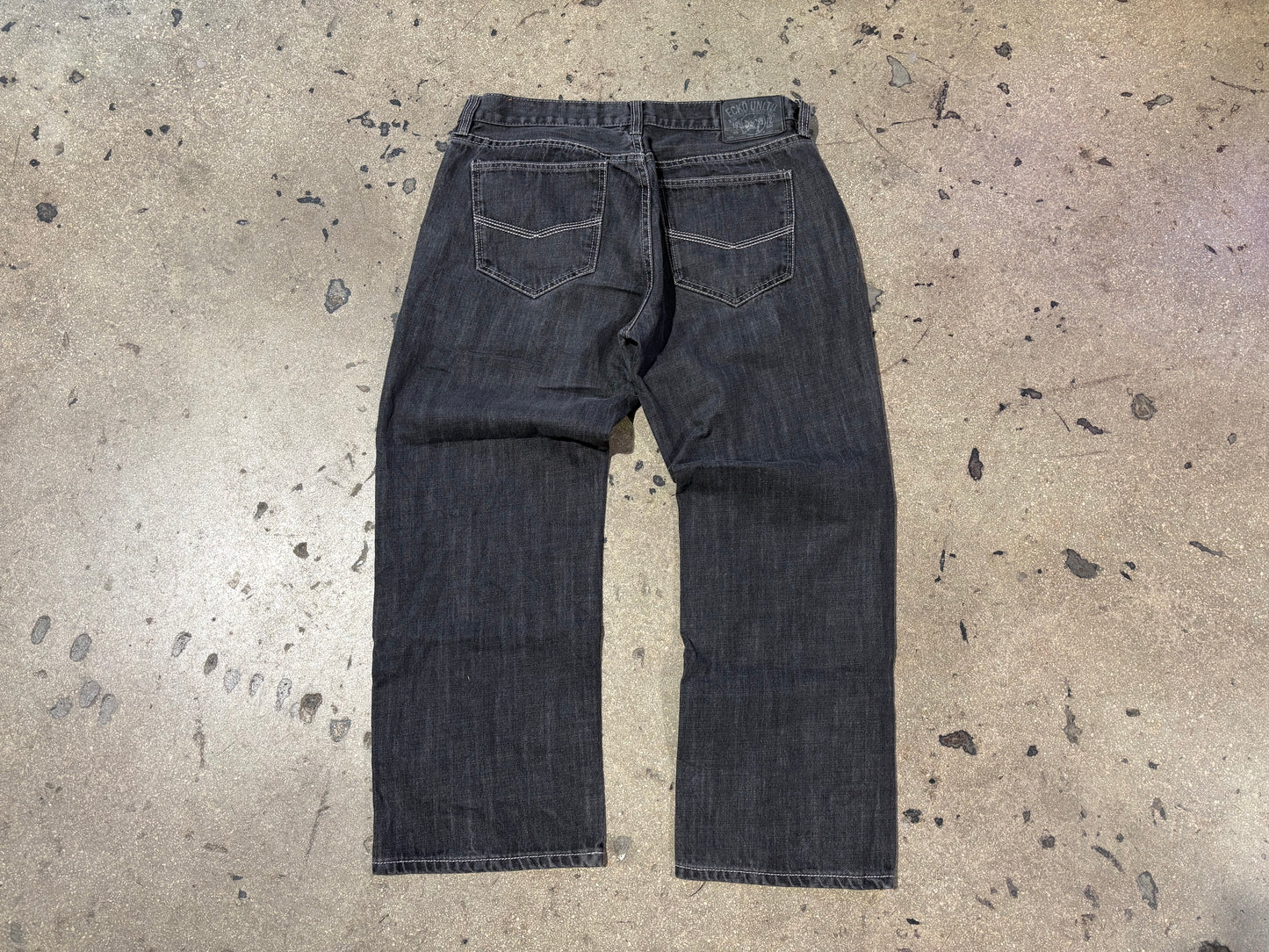 Ecko Unlimited Straight Fit Jeans - Grey Size 36