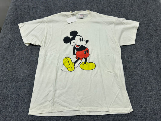 Mickey Mouse Tee - White Size XL