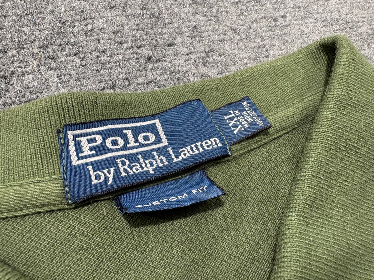 Polo Ralph Lauren Butterfly Polo - Olive Size XXL