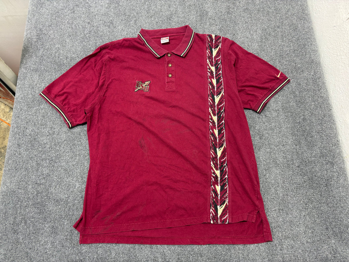 Nike FSU Florida Sate Seminoles Polo - Garnett Size XXL