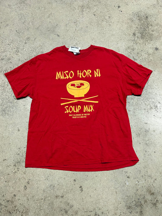 Miso Hor Ni Tee - Red Size XL