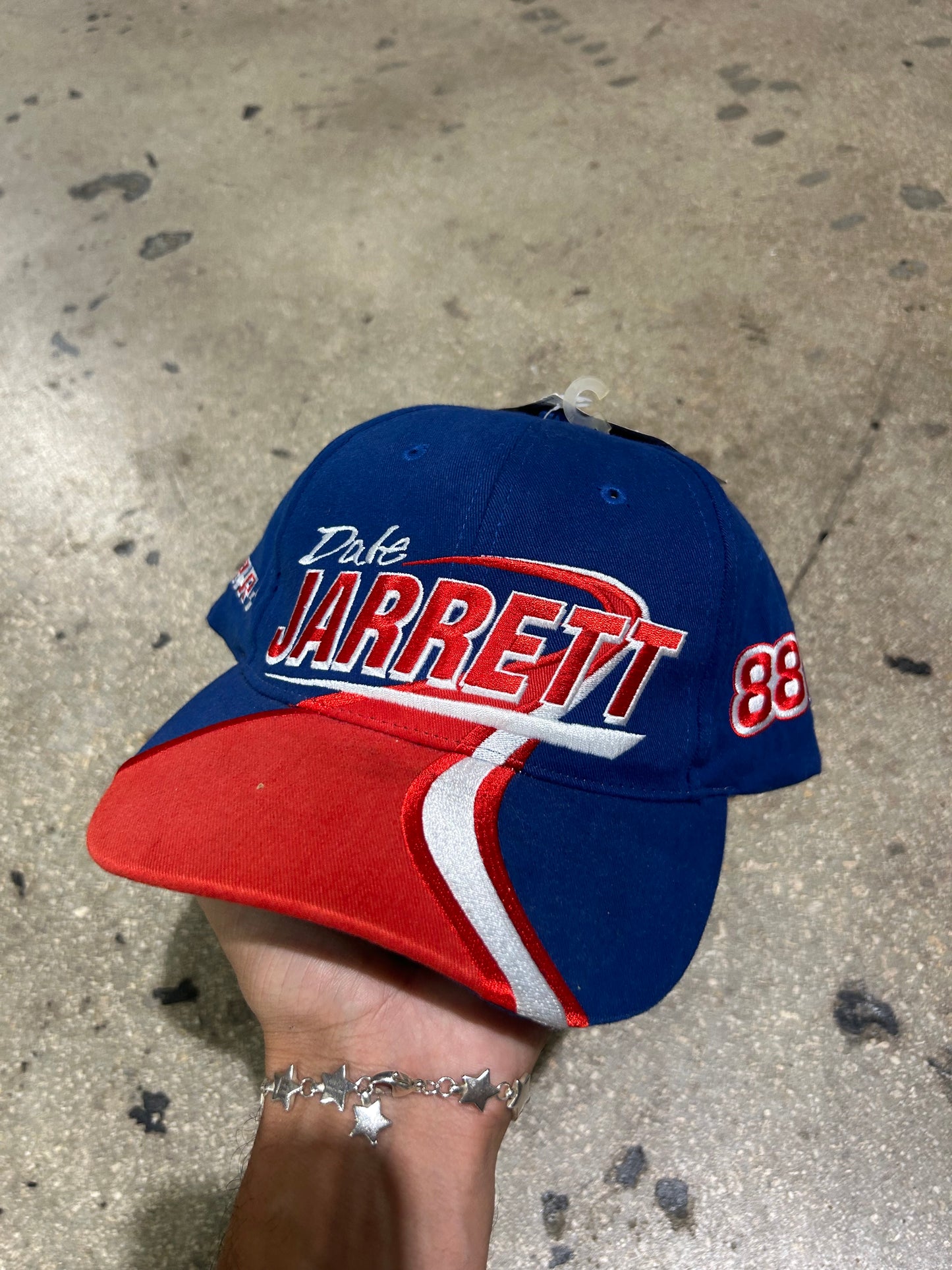 Dale Jarrett Nascar Hat - Blue/Red
