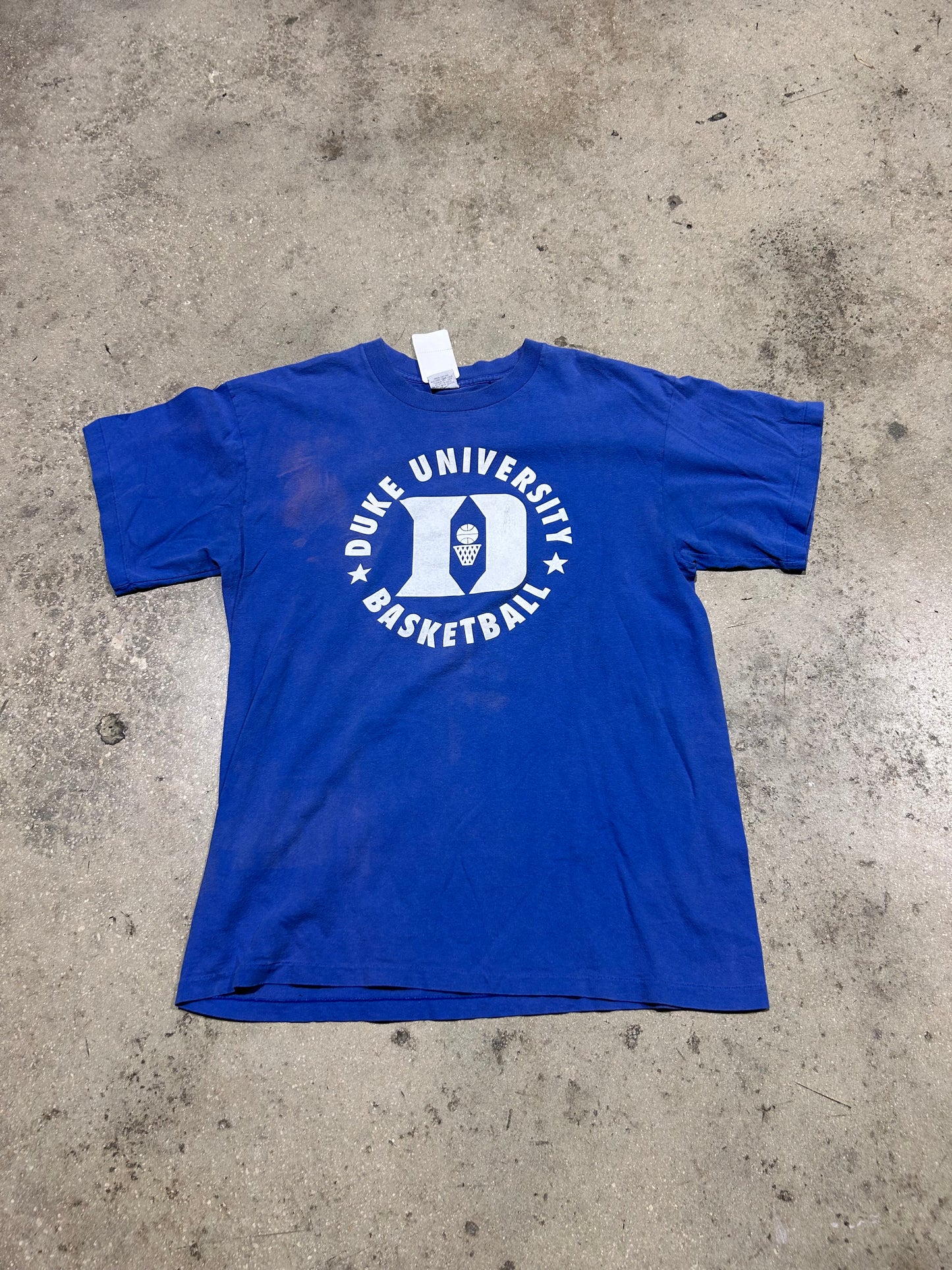 Nike Duke University Basketball Tee - Light Blue Size XL