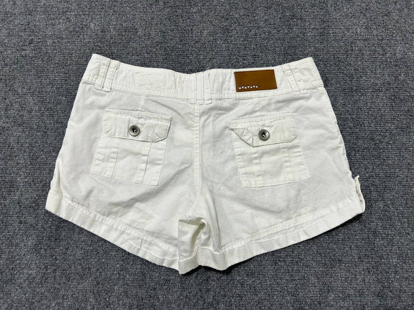 Dollhouse Micro Mini Shorts - White Size 7