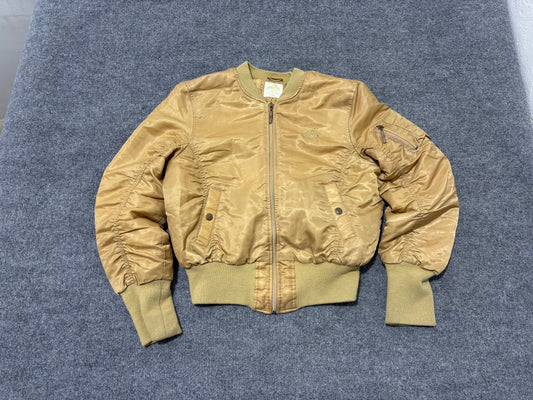 WMNS South Pole Bomber Jacket - Gold Size XL