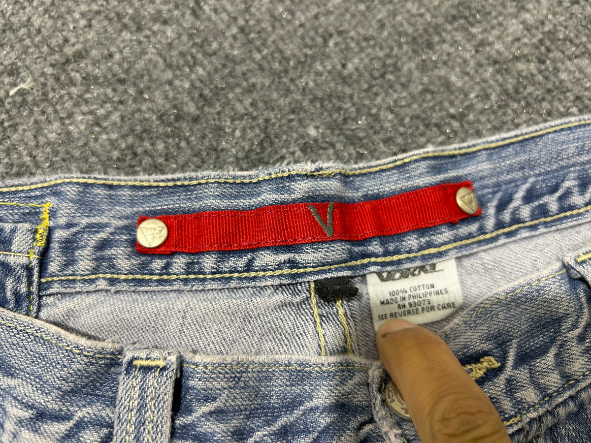 Vokal V Denim Shorts - Blue Size 38