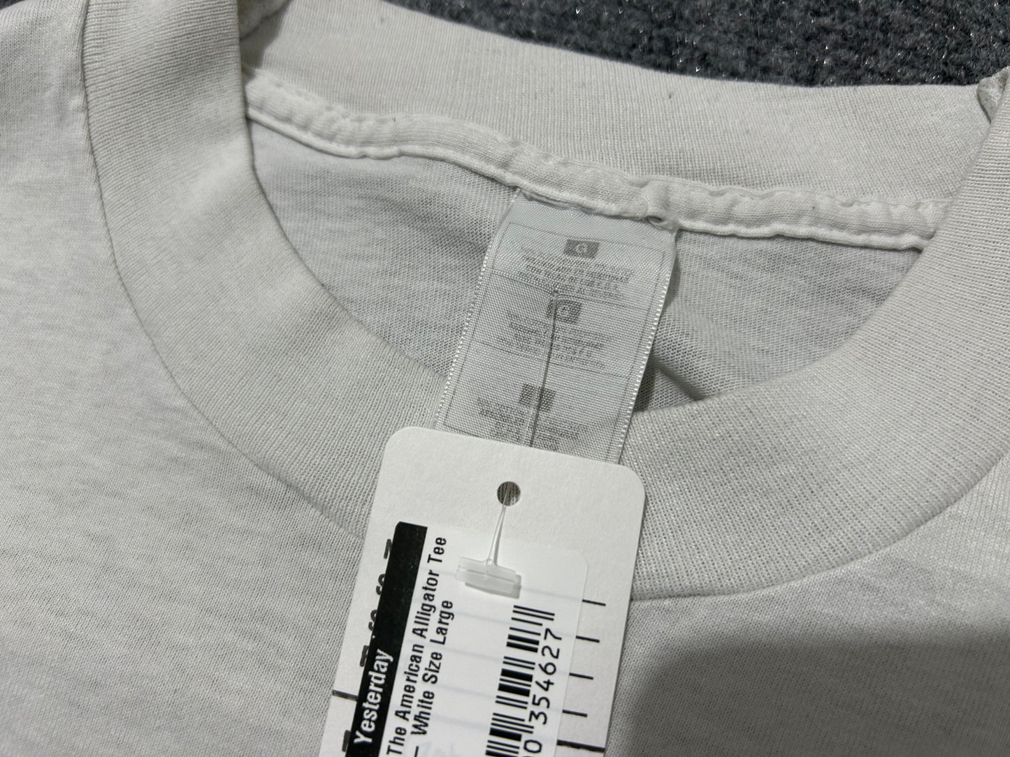 The American Alligator Tee - White Size Large