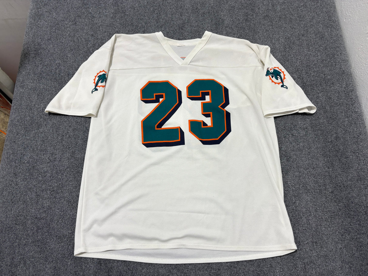 Miami Dolphins Practice #23 Ronnie Brown Jersey - White Size XXL