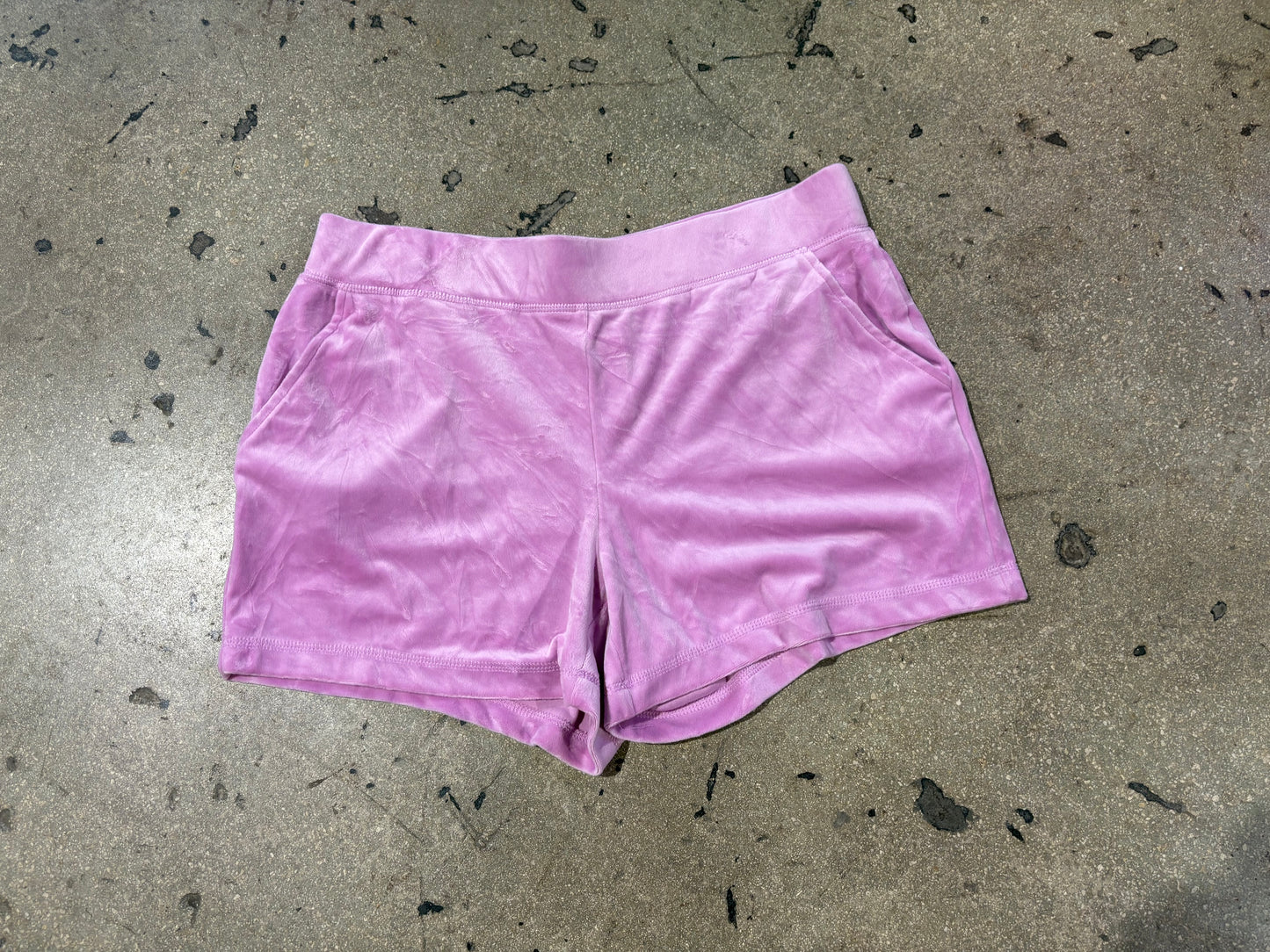 Juicy Couture Velour Hoodie/Shorts Set - Pink Size Large