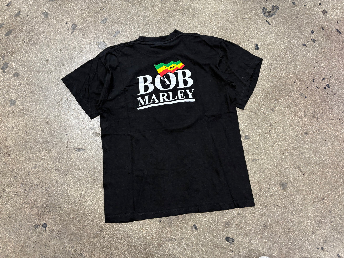 2002 Bob Marley Chilled Revolution Tee - Black Size Medium