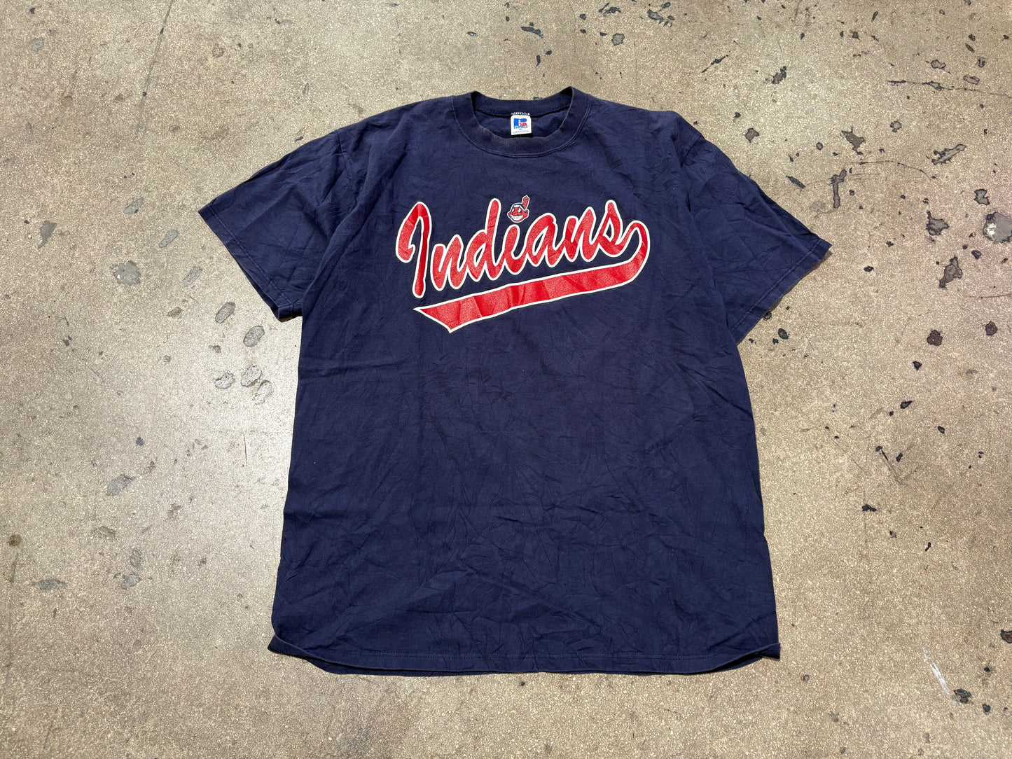 Cleveland Indians Tee - Navy Size XL
