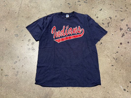 Cleveland Indians Tee - Navy Size XL