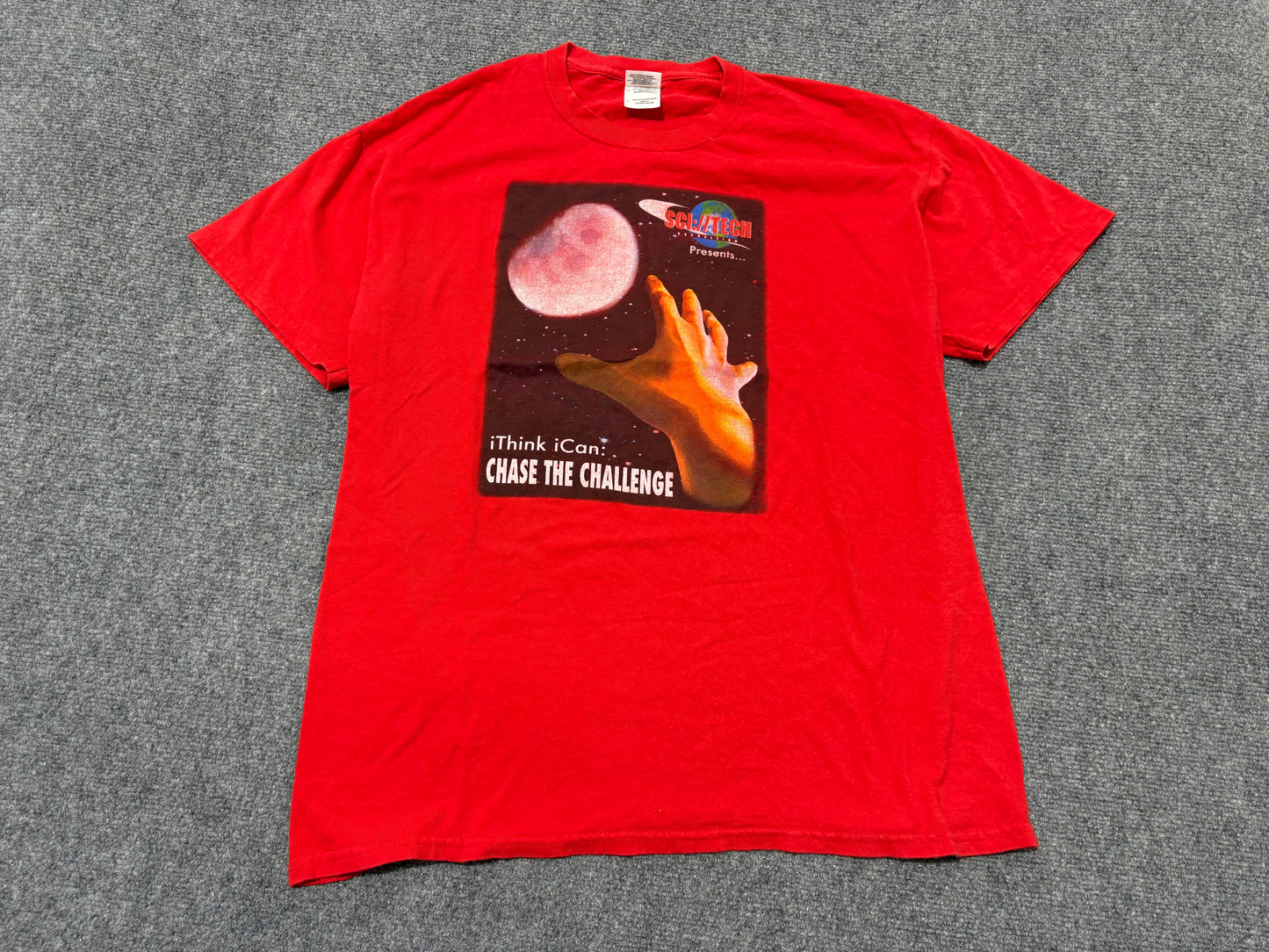 Sci Tech I Think I Can Tee - Red Size Large