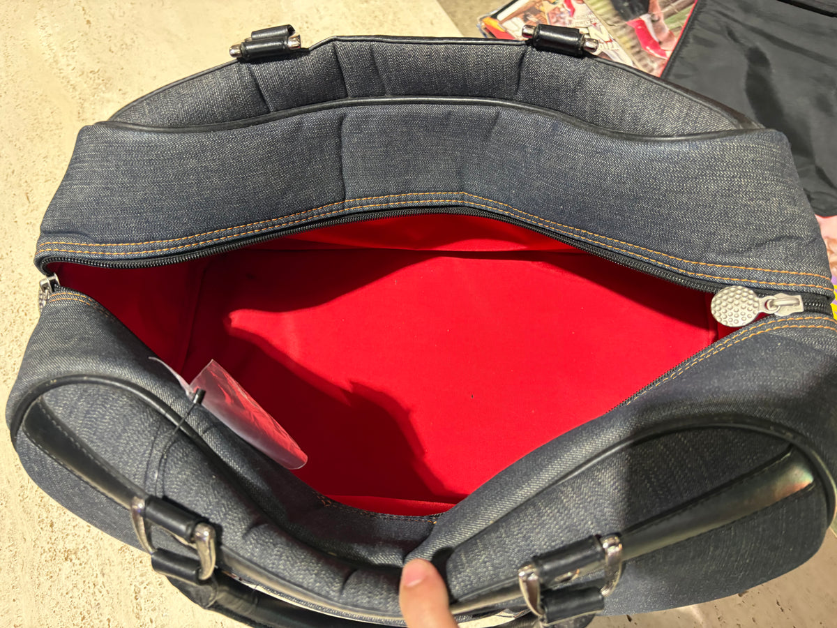 Evisu Big Denim Duffle Bag - Blue