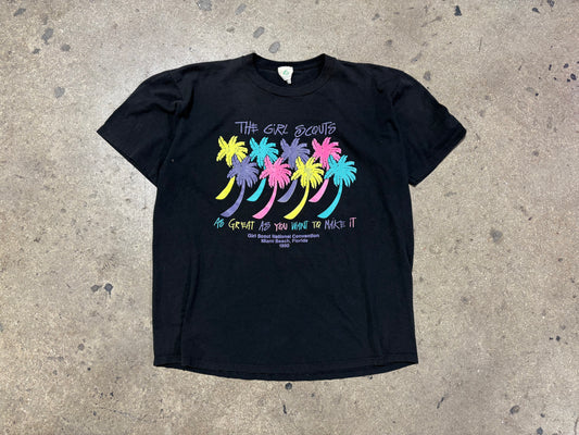 1990 Miami Beach The Girl Scouts Tee - Black Size XL
