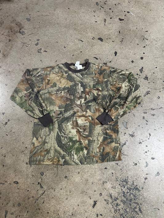 Ranger Camo Long Sleeve Tee - Multi/Brown Size Large