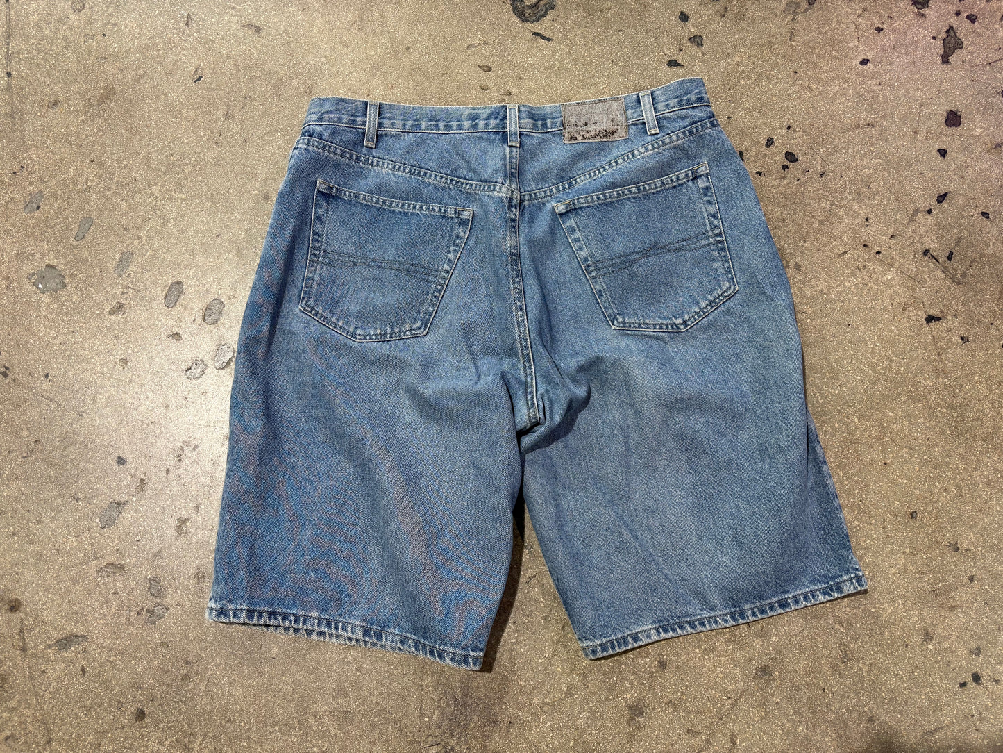 Bugle Boy Denim Jean Shorts - Light Wash Size 38