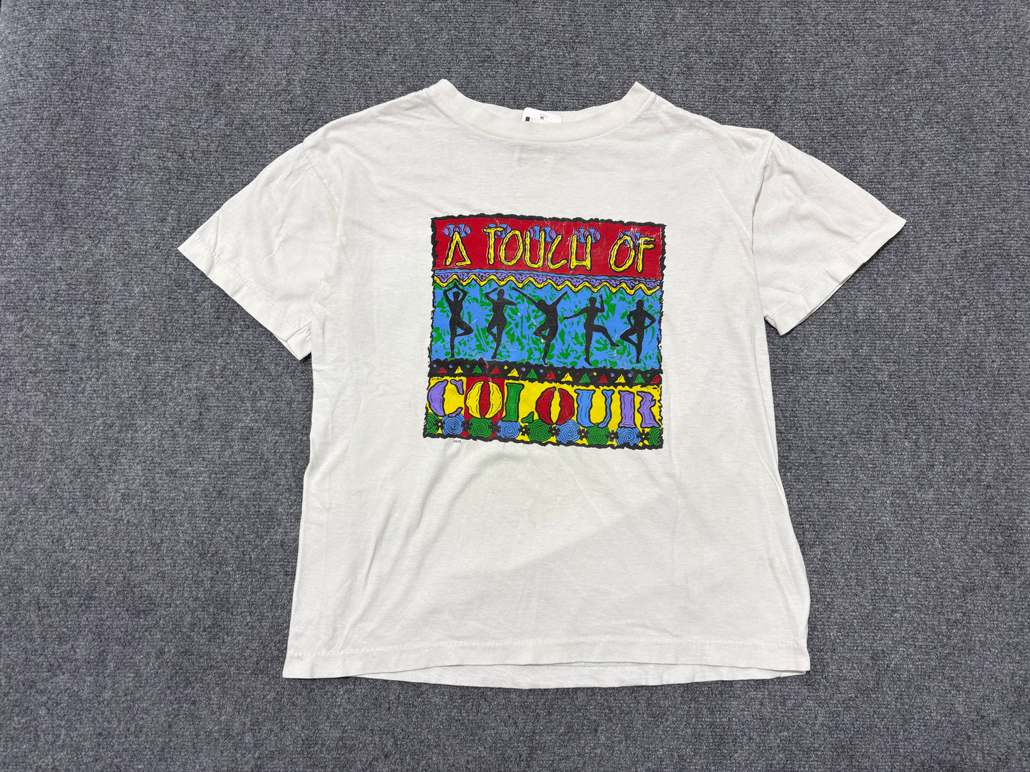 A Touch of Color Art Tee - White Size Large