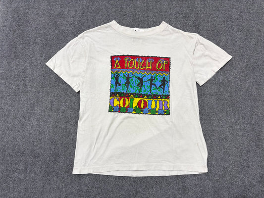 A Touch of Color Art Tee - White Size Large