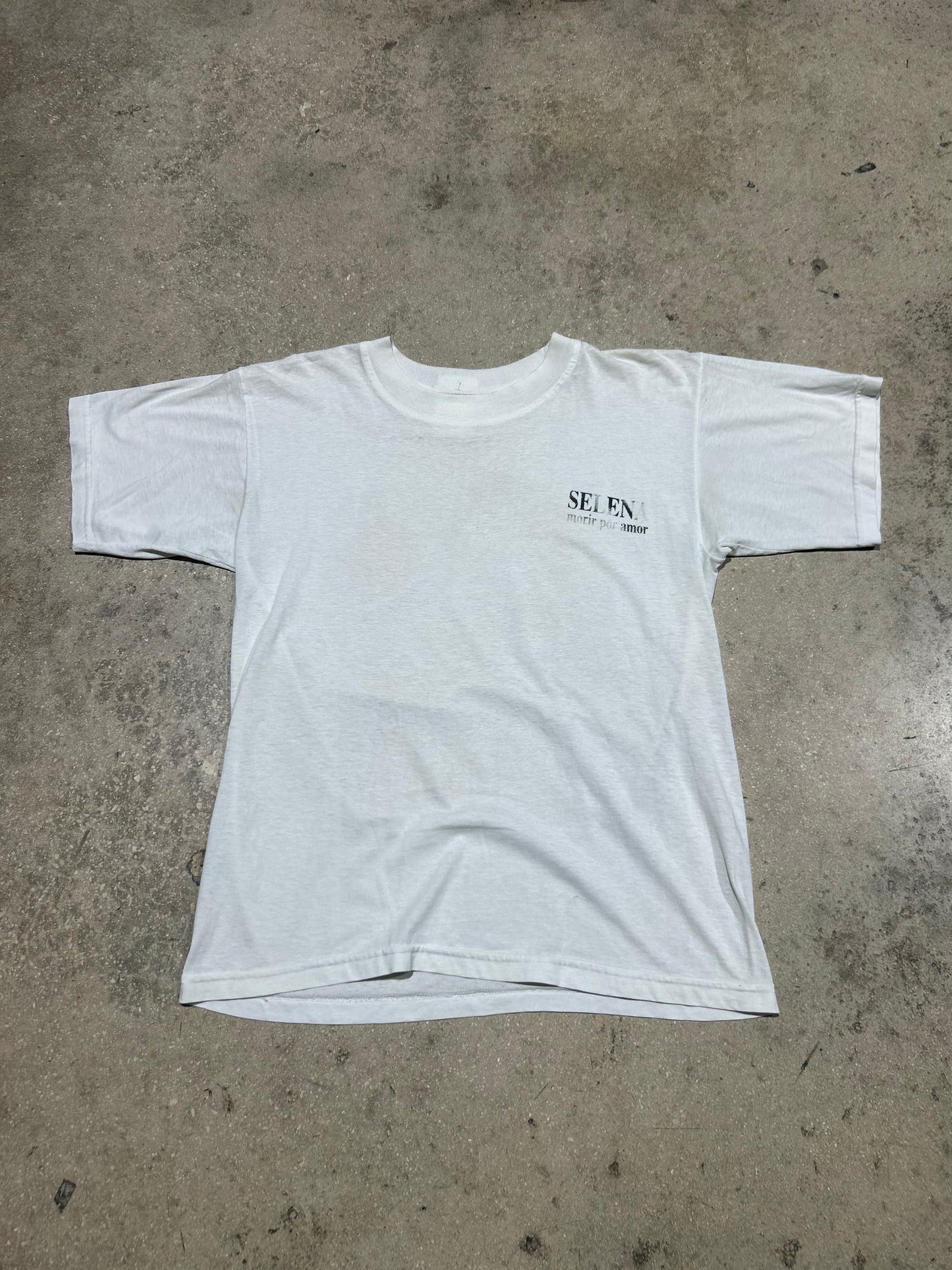 Selena Amor Prohibido Tee - White Size Large