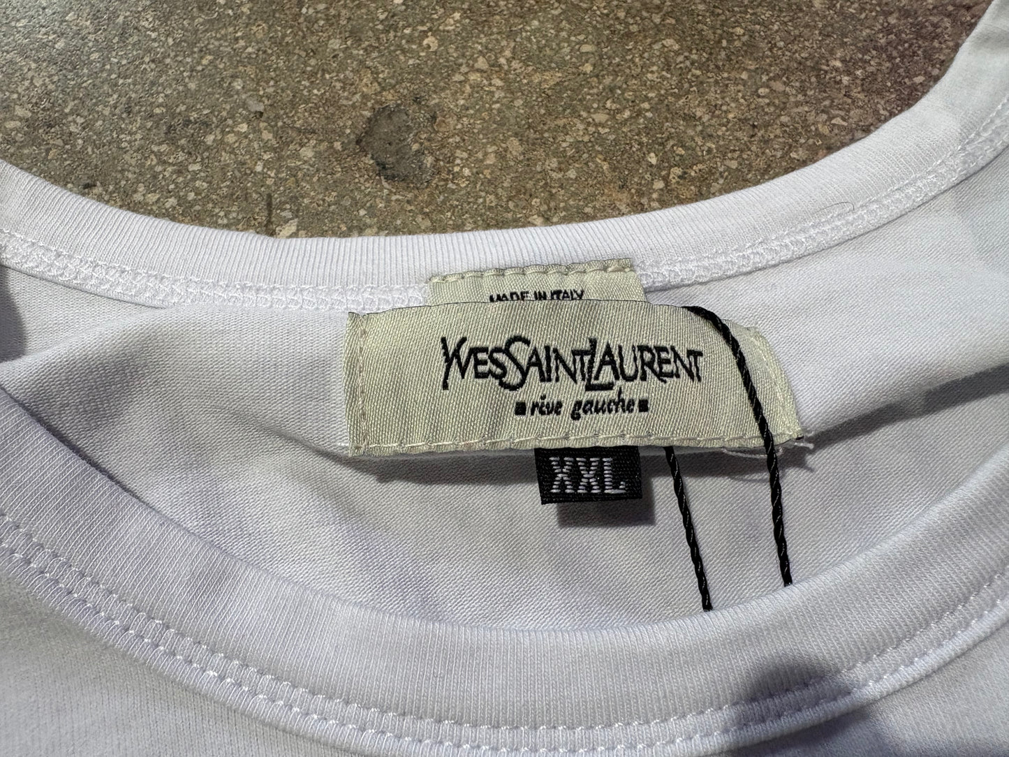 Yves Saint Laurent Tee - White Size XXL