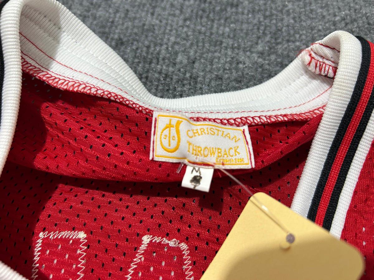 Jesus Psalm: 23 Jersey - Red Size Medium