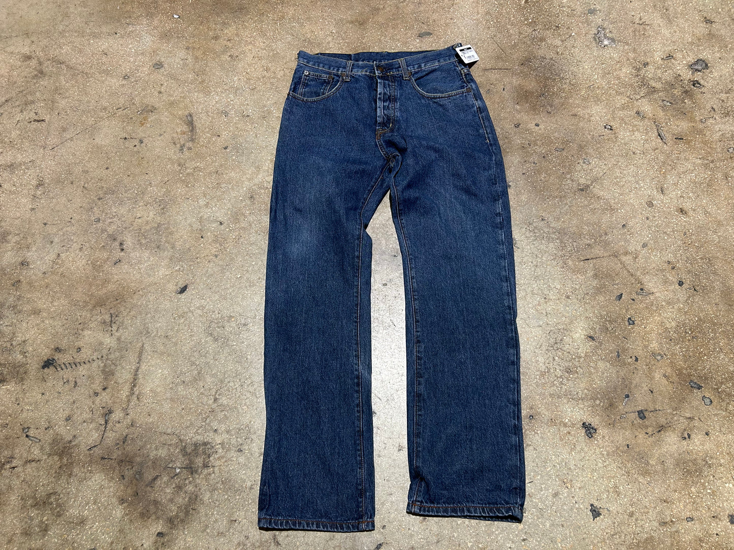 Evisu Big Print Denim Jeans - Navy/Red Size 32