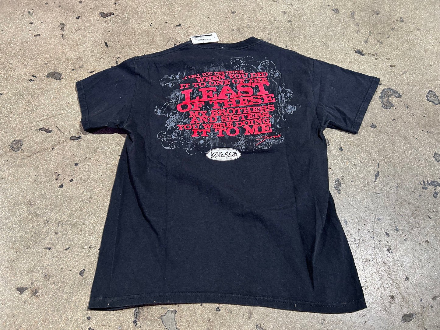 2009 Live For Him Tee - Black Size Medium