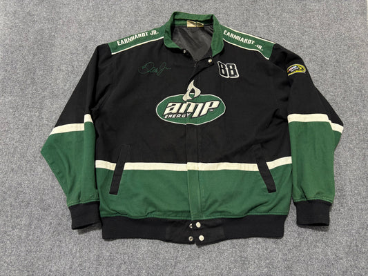 Winner Circle AMP Energy Racing Jacket - Black / Green Size XL
