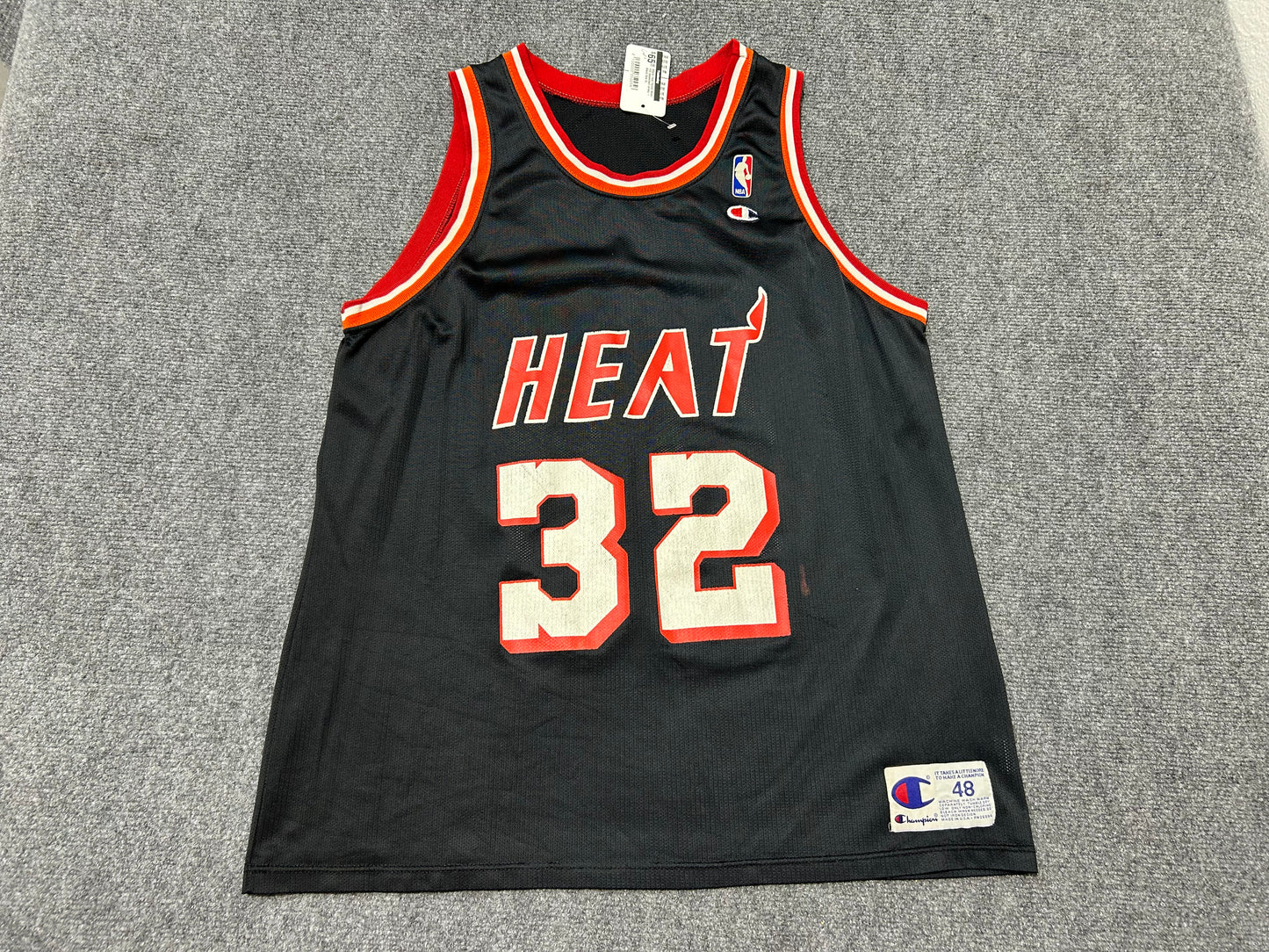 Miami Heat Harold Miner #32 Basketball Jersey - Black Size XL