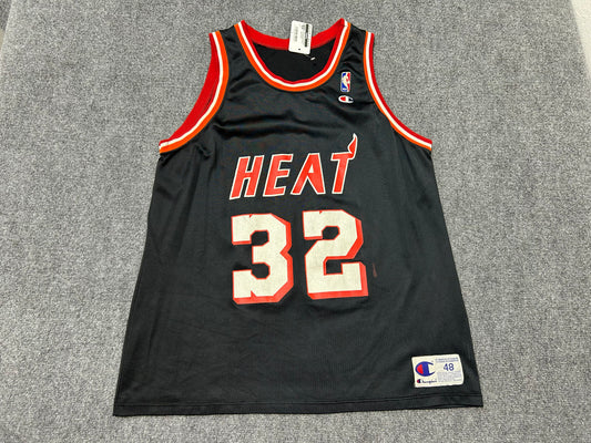 Miami Heat Harold Miner #32 Basketball Jersey - Black Size XL