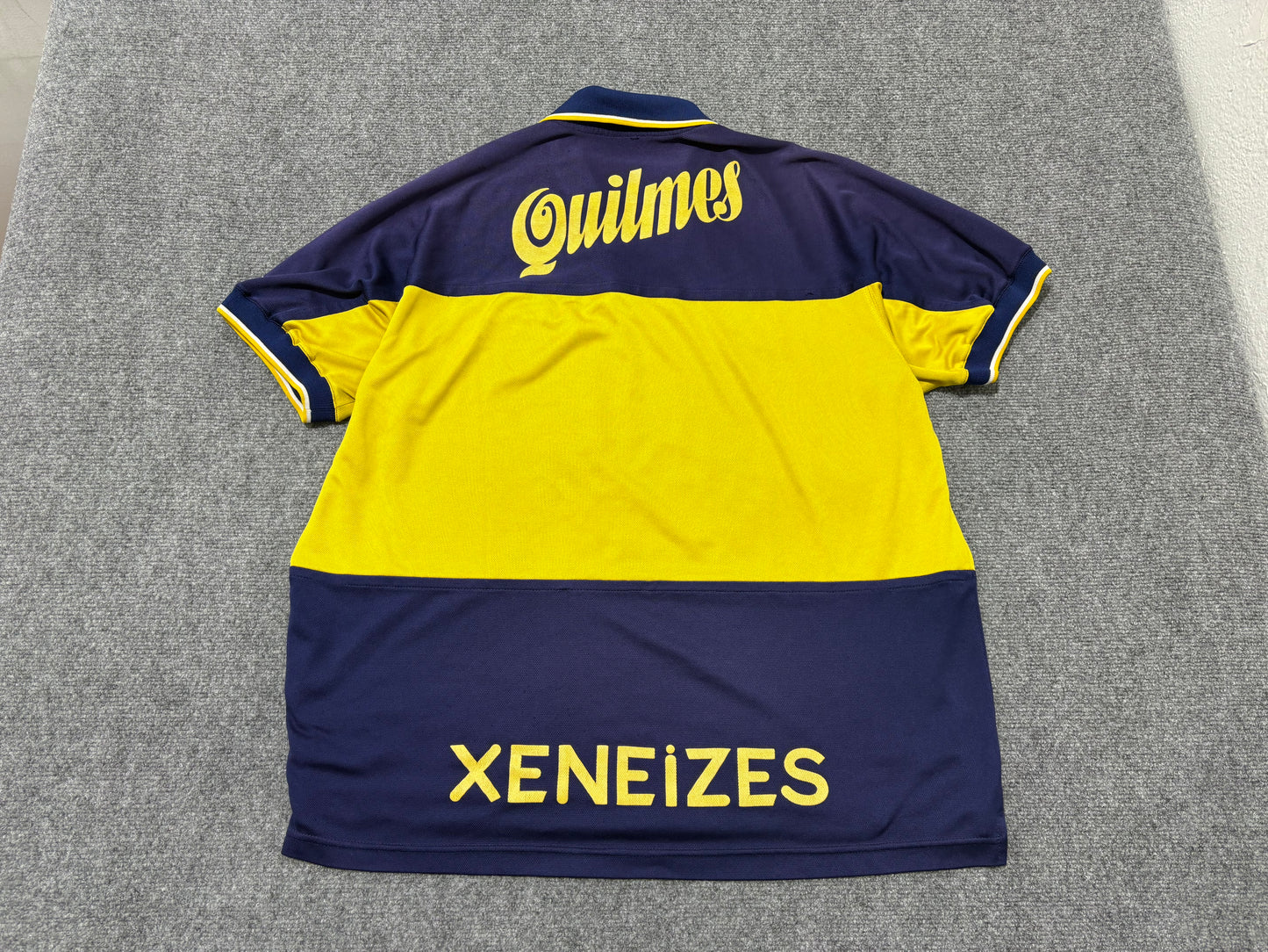 1998/99 Boca Juniors Home Soccer Jersey - Navy Size XL