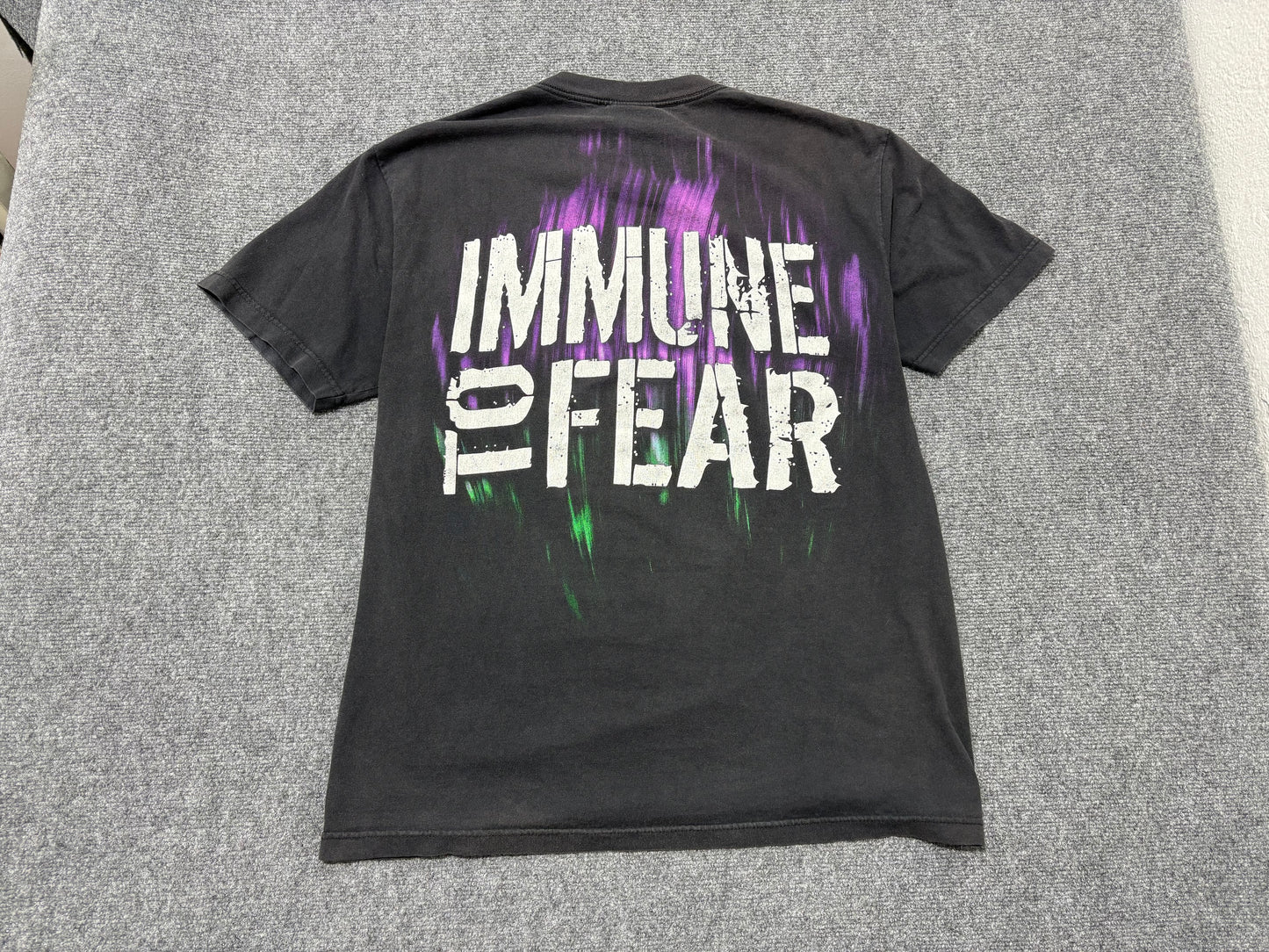 2007 WWE Jeff Hardy Immune to Fear Tee - Black Size Large