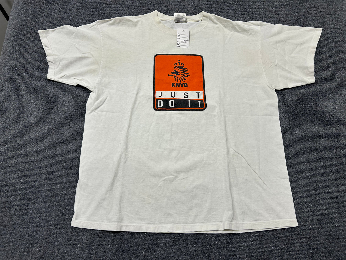 KNVB Nike Just Do It Tee - White size XL