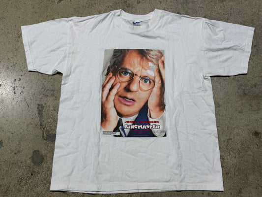 1998 Jerry Springer Ringmaster Tee - White Size XL