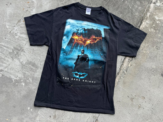 The Dark Knight Movie Cover Tee - Black Size Large