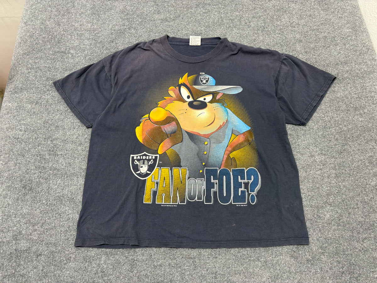 LA Raiders Taz Fan or Foe Tee - Black Size XL