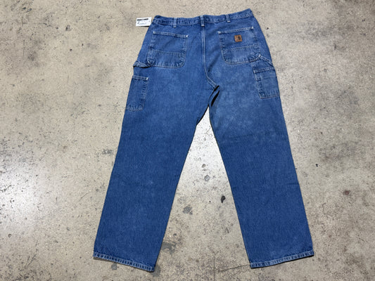 Carhartt Baggy Carpenter Denim - Blue Size 38x32