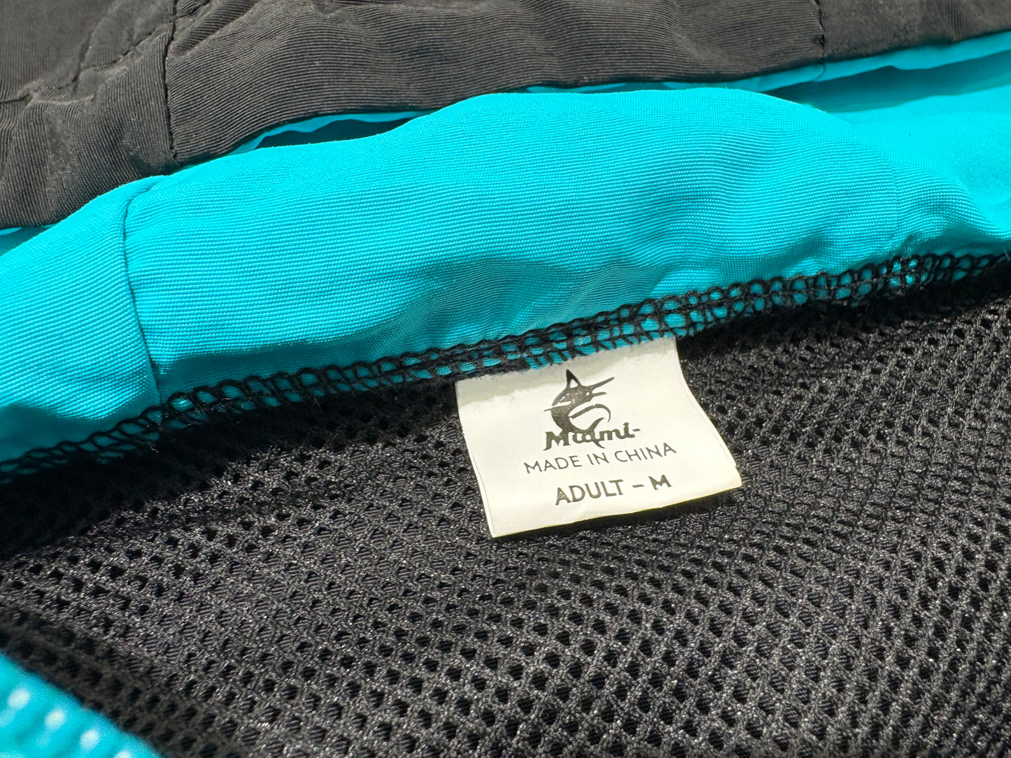 Florida Marlins Coors Windbreaker - Black / Teal Size Medium