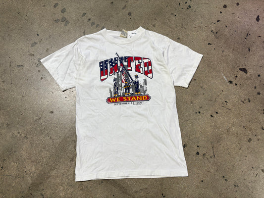 2001 911 Tee - White Size Medium