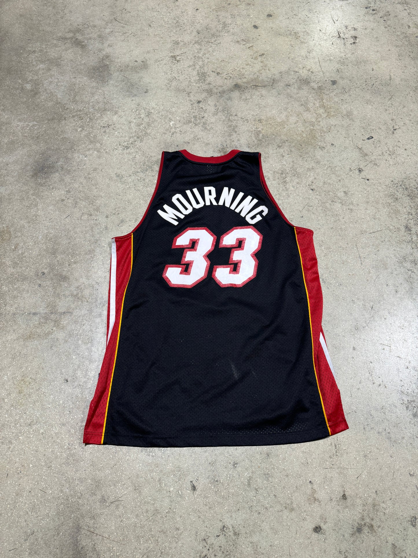 Adidas Miami Heat Alonzo Mourning Swingman Jersey Size XL