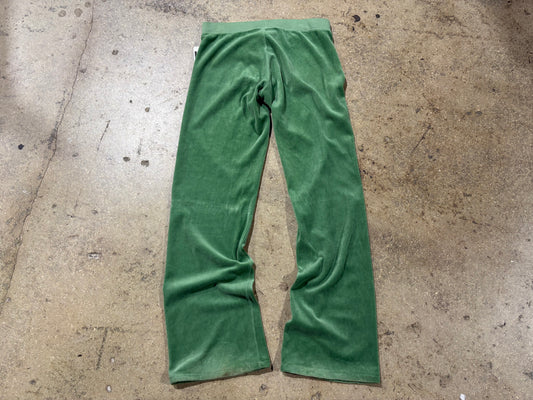 Juicy Couture Velour Sweatpants - Green Size Small