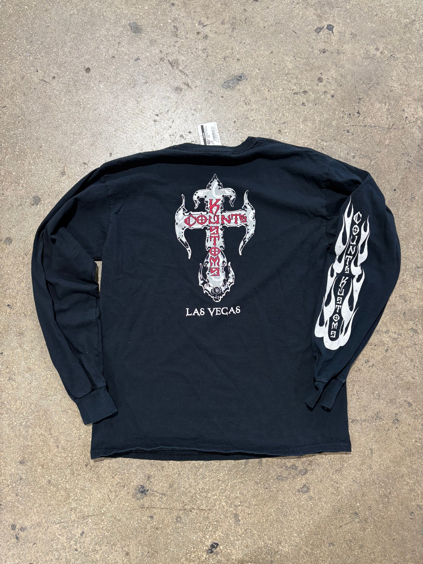 Counts Kustoms Long Sleeve Tee - Black Size Large