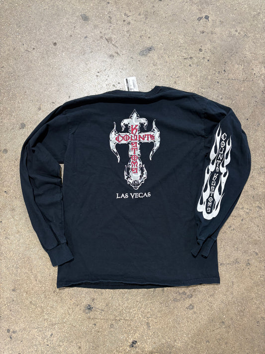 Counts Kustoms Long Sleeve Tee - Black Size Large